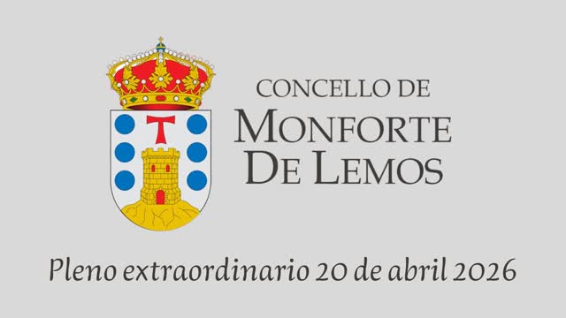 poster Pleno extraordinario Abril 2026